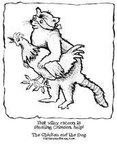 Coloring Pages Racoon